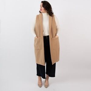 Alice Alexander Simone Wool Vest Sleeveless Coat 2X